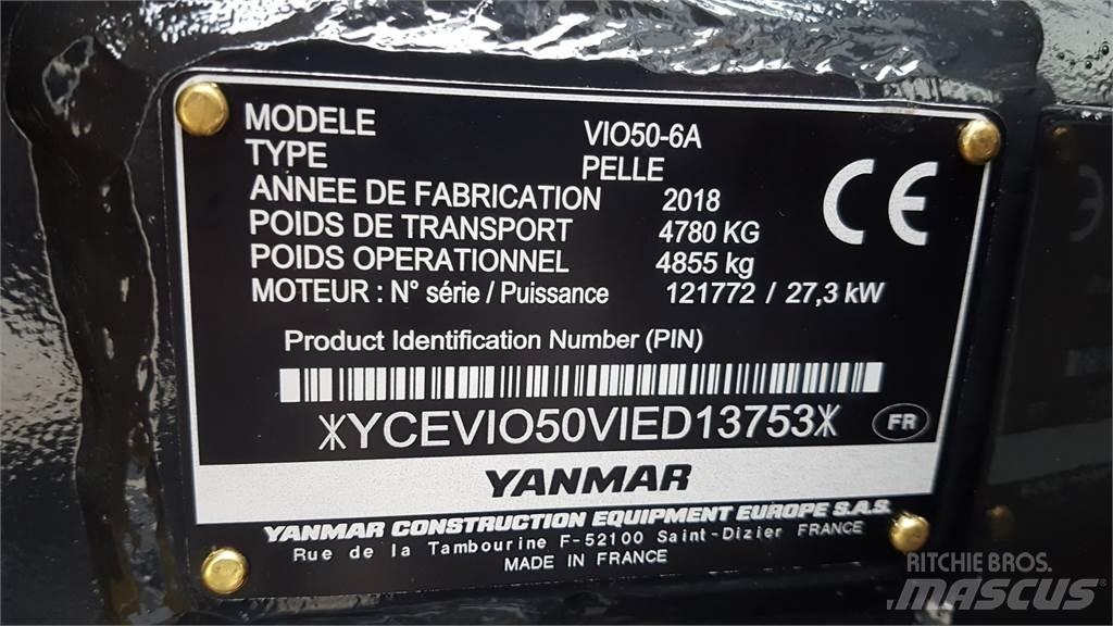 Yanmar ViO50-6 Mini bageri <7t