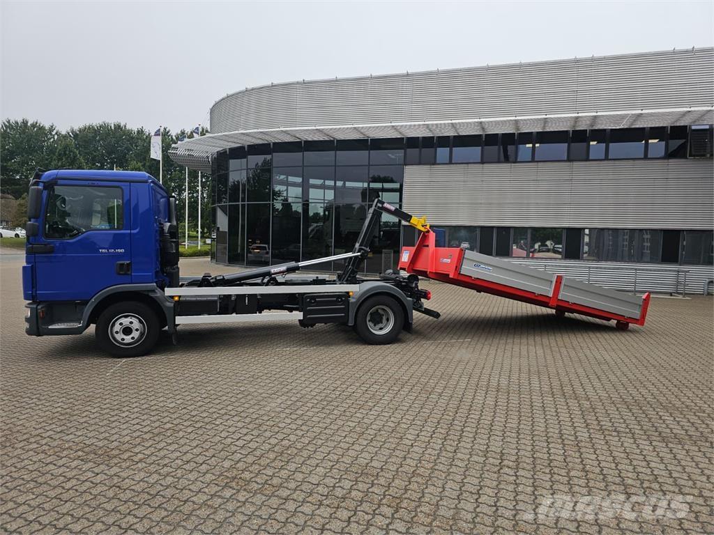 MAN TGL 12.190 BL Rol kiper kamioni s kukama za dizanje