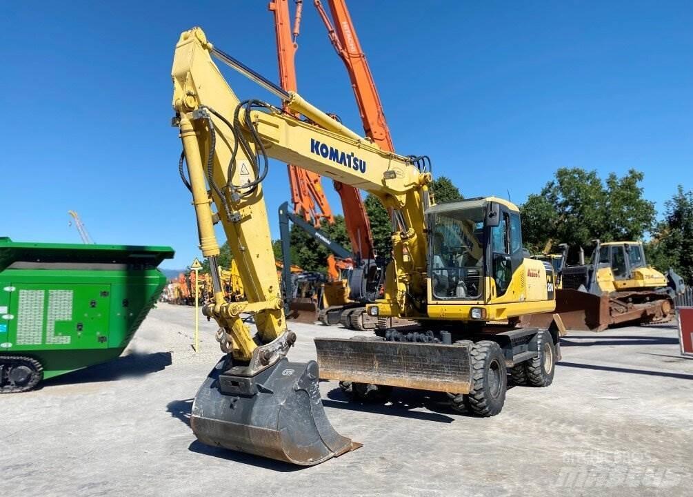 Komatsu PW200 7K Bageri na kotačima