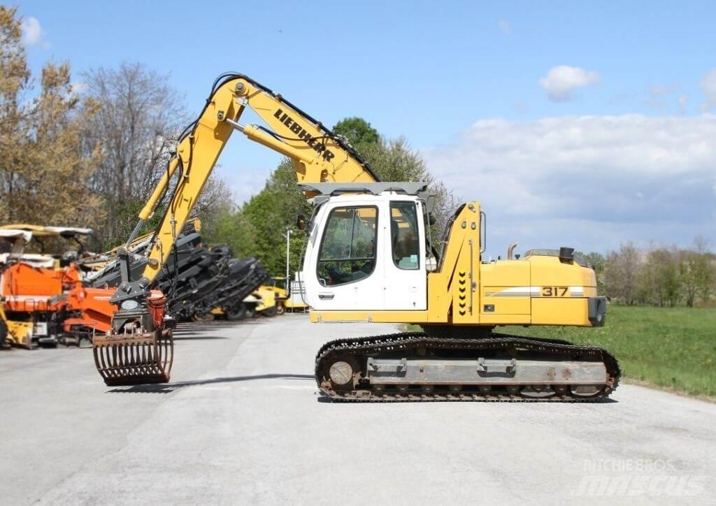Liebherr R317 Litronic Bageri na kotačima