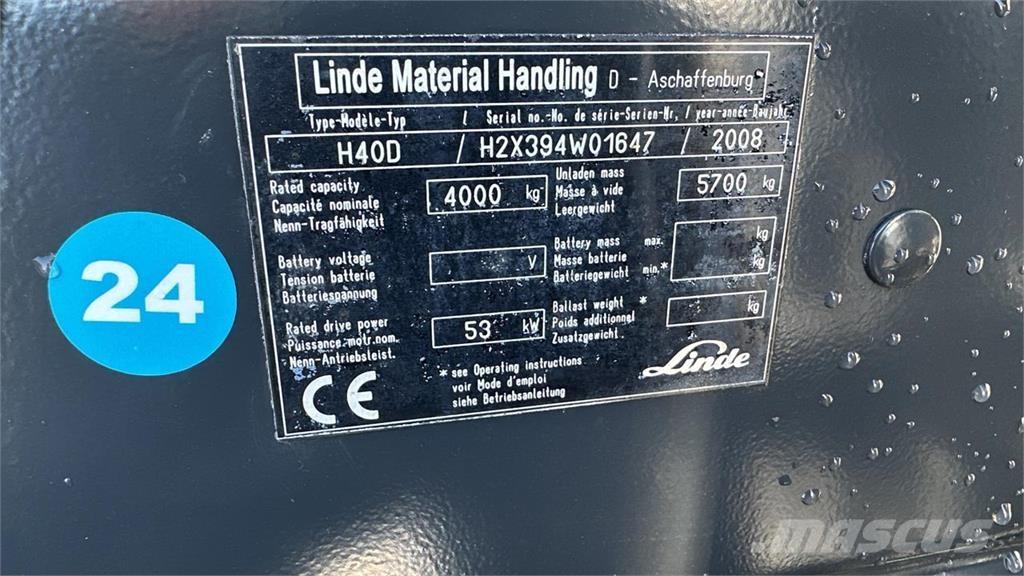 Linde H40D Dizelski viličari