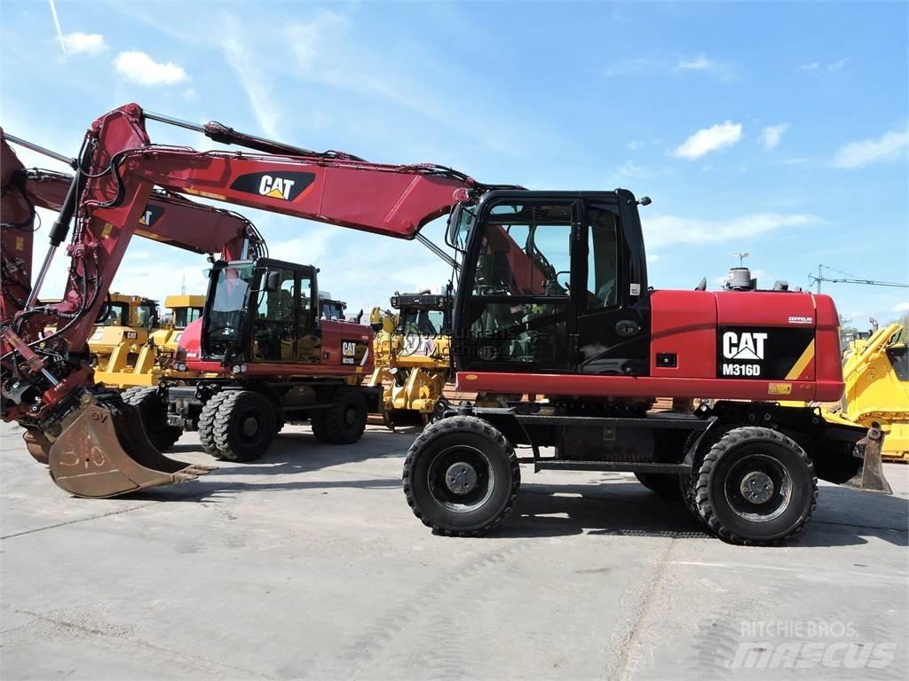 CAT M316D Bageri na kotačima