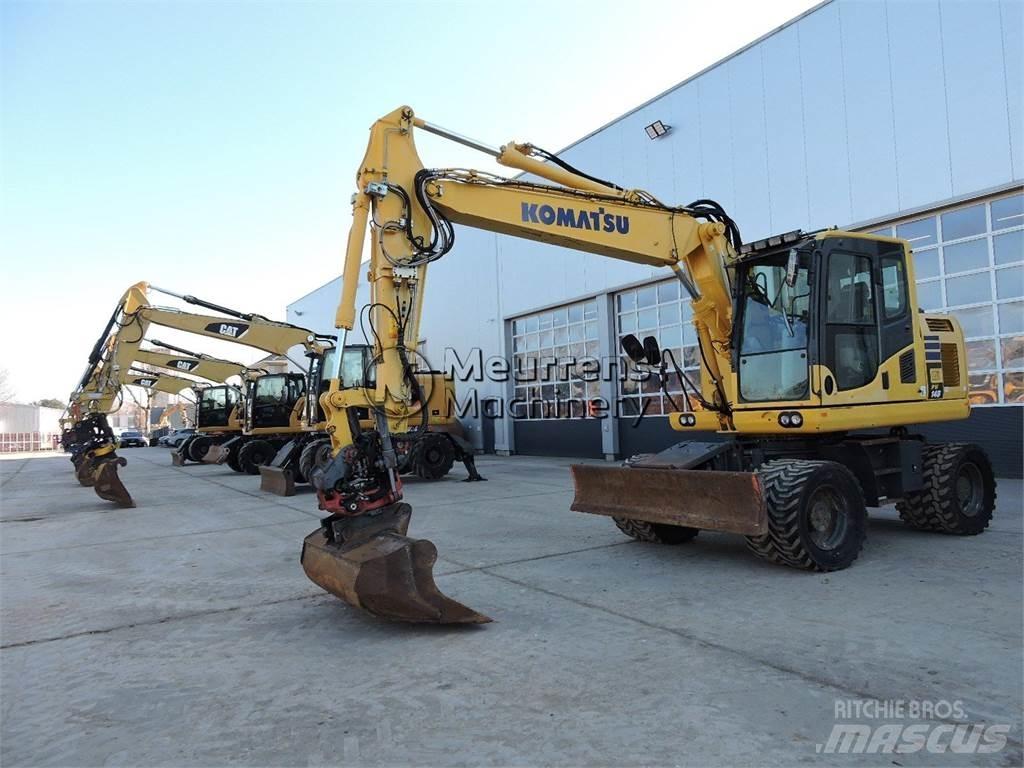Komatsu PW148 Bageri na kotačima
