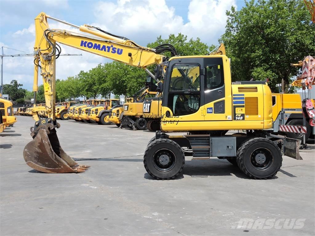 Komatsu PW148 Bageri na kotačima