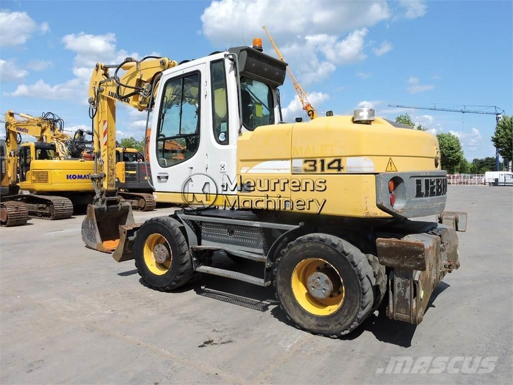 Liebherr A314 Bageri na kotačima