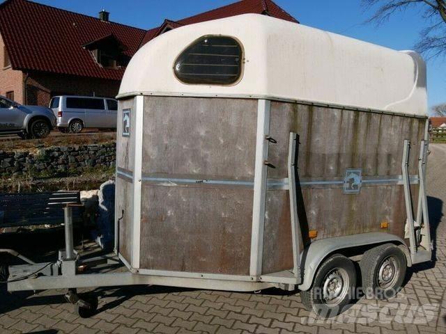  Holz Poly 2 Pferde Prikolice za prijevoz stoke
