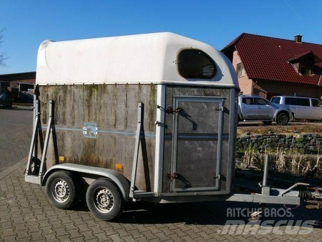  Holz Poly 2 Pferde Prikolice za prijevoz stoke