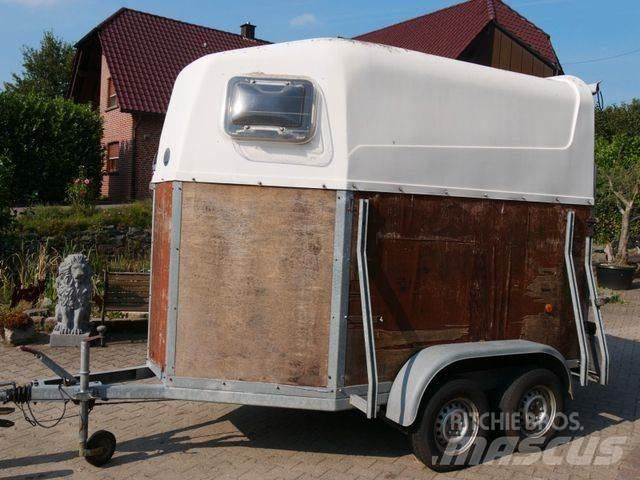  Holz Poly 2 Pferde Prikolice za prijevoz stoke