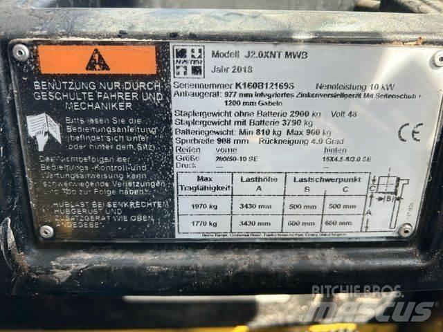 Hyster J2.0XNT MWB Električni viličari