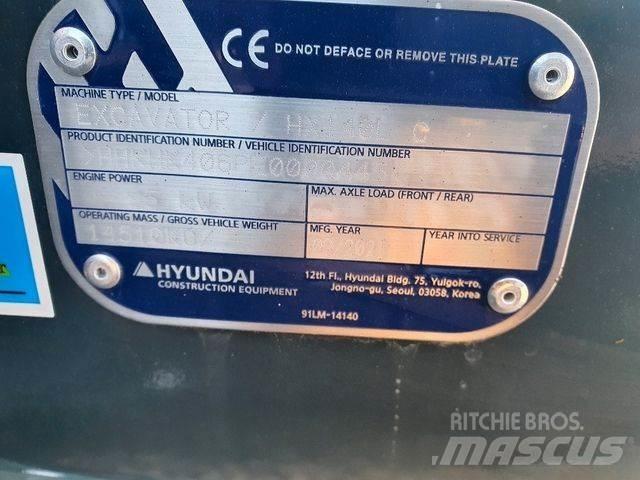 Hyundai HX140LC Bageri gusjeničari