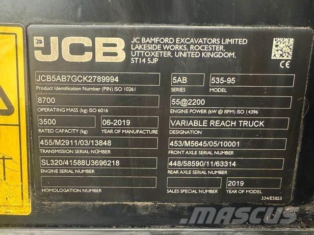 JCB 535-95 Teleskopski viličari