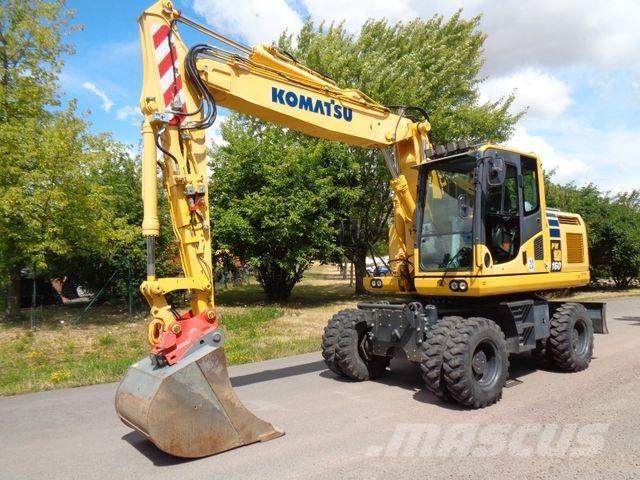 Komatsu PW 160-10 Bageri na kotačima