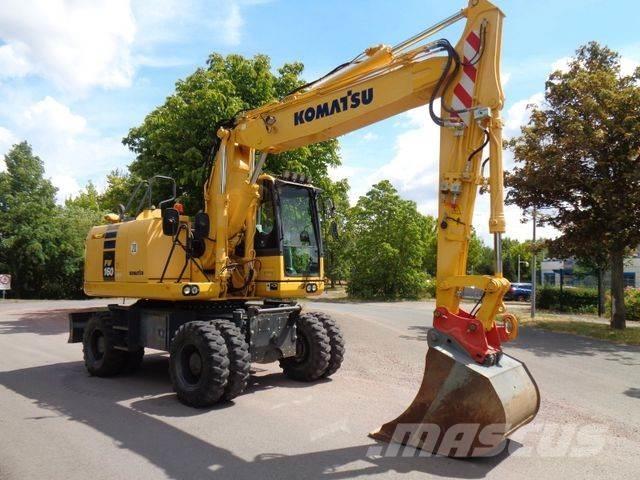 Komatsu PW 160-10 Bageri na kotačima