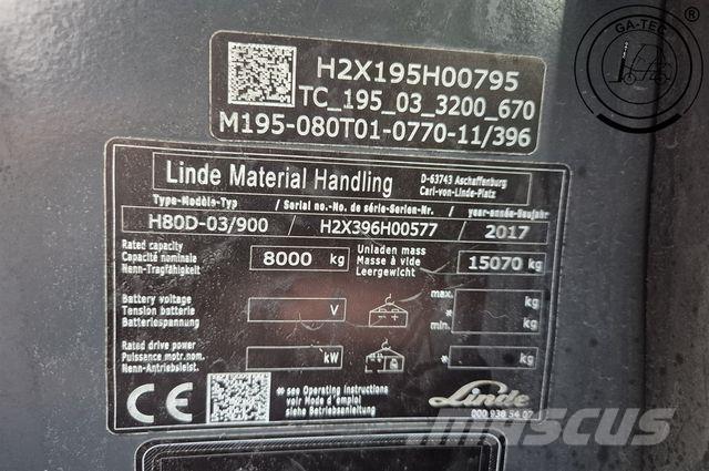 Linde H80D-03/900 Dizelski viličari
