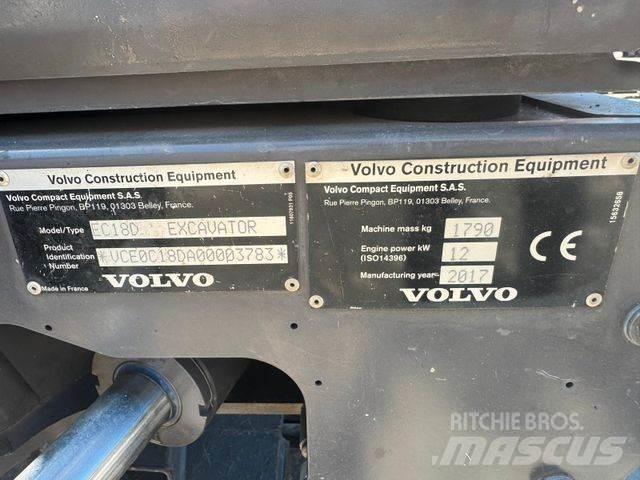 Volvo EC18D Mini bageri <7t