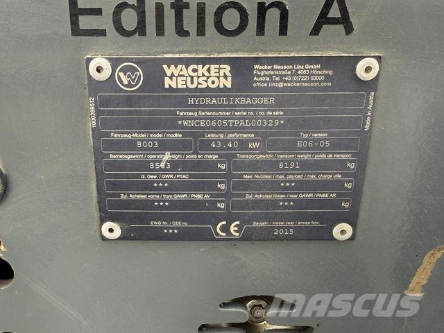 Wacker 8003 Mini bageri <7t