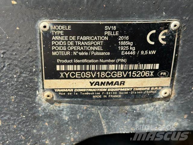 Yanmar SV 18 Mini bageri <7t