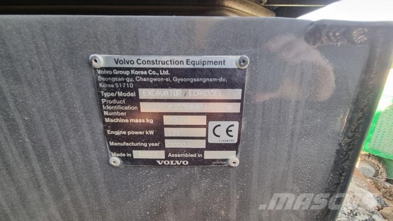 Volvo ecr235 Bageri gusjeničari