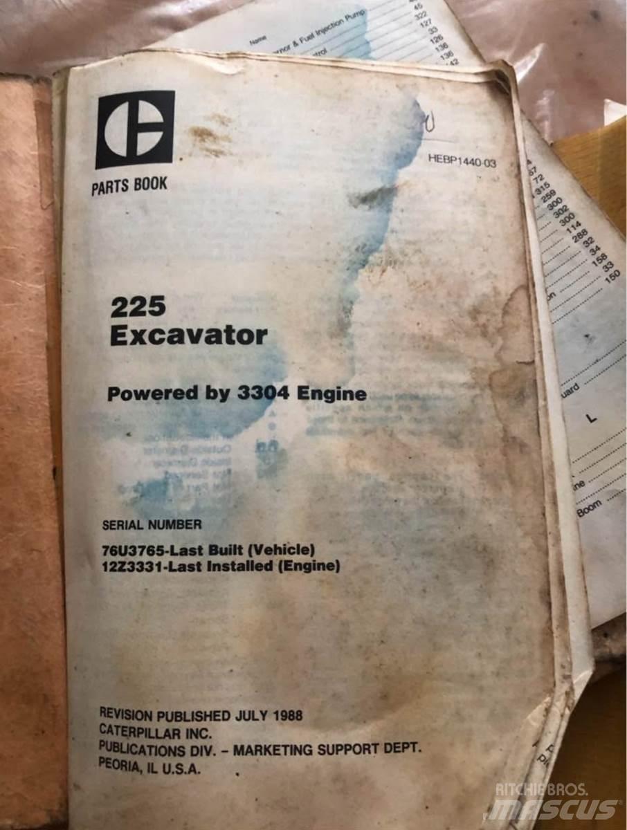 CAT 225 LC Bageri gusjeničari
