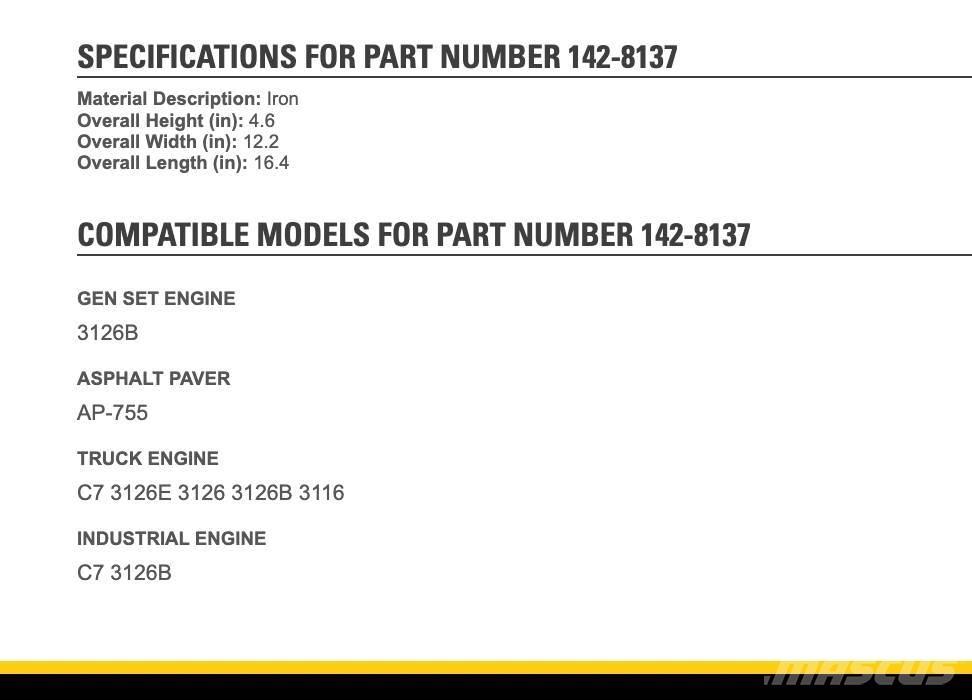 CAT 3126 Transport – ostalo