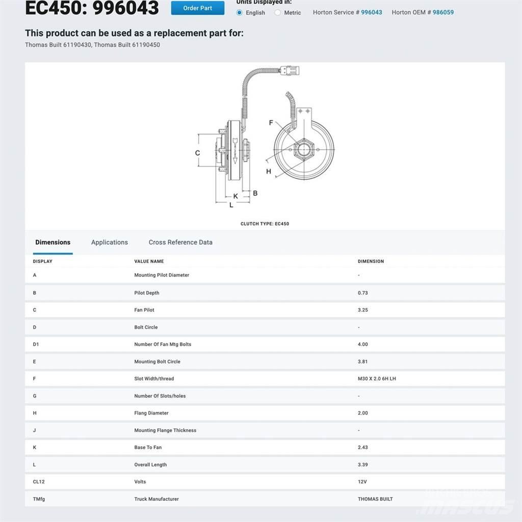 CAT 3126 Transport – ostalo