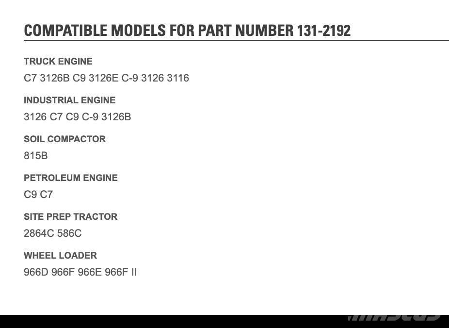 CAT C7 Motori