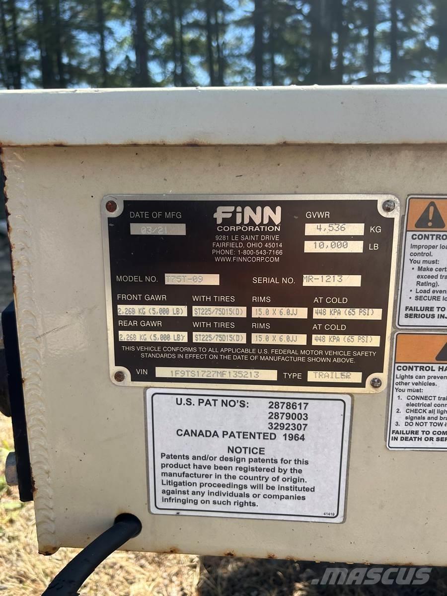 Finn T75T Prijemni silosi, puhala i dizala