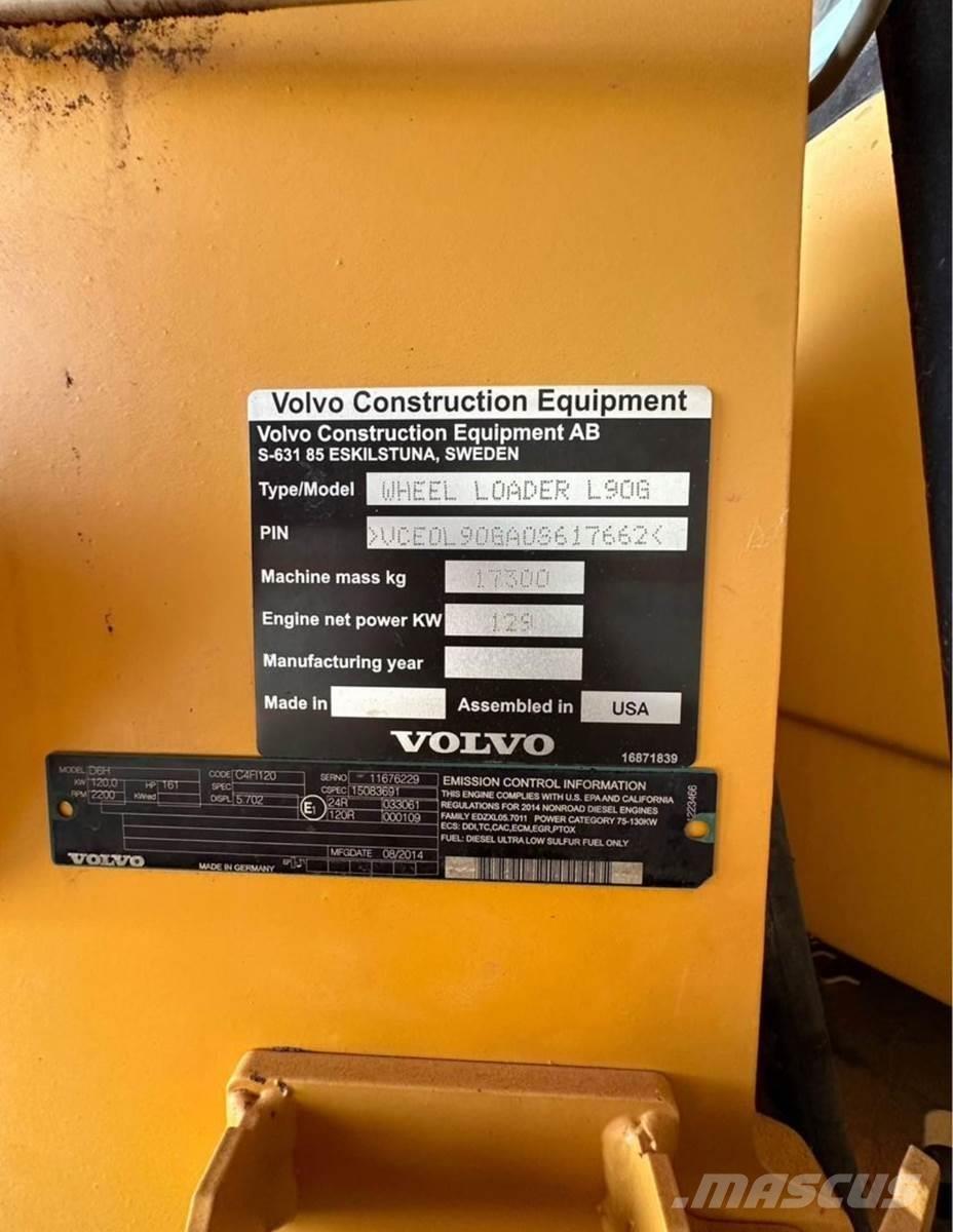 Volvo L90G Utovarivači na kotačima