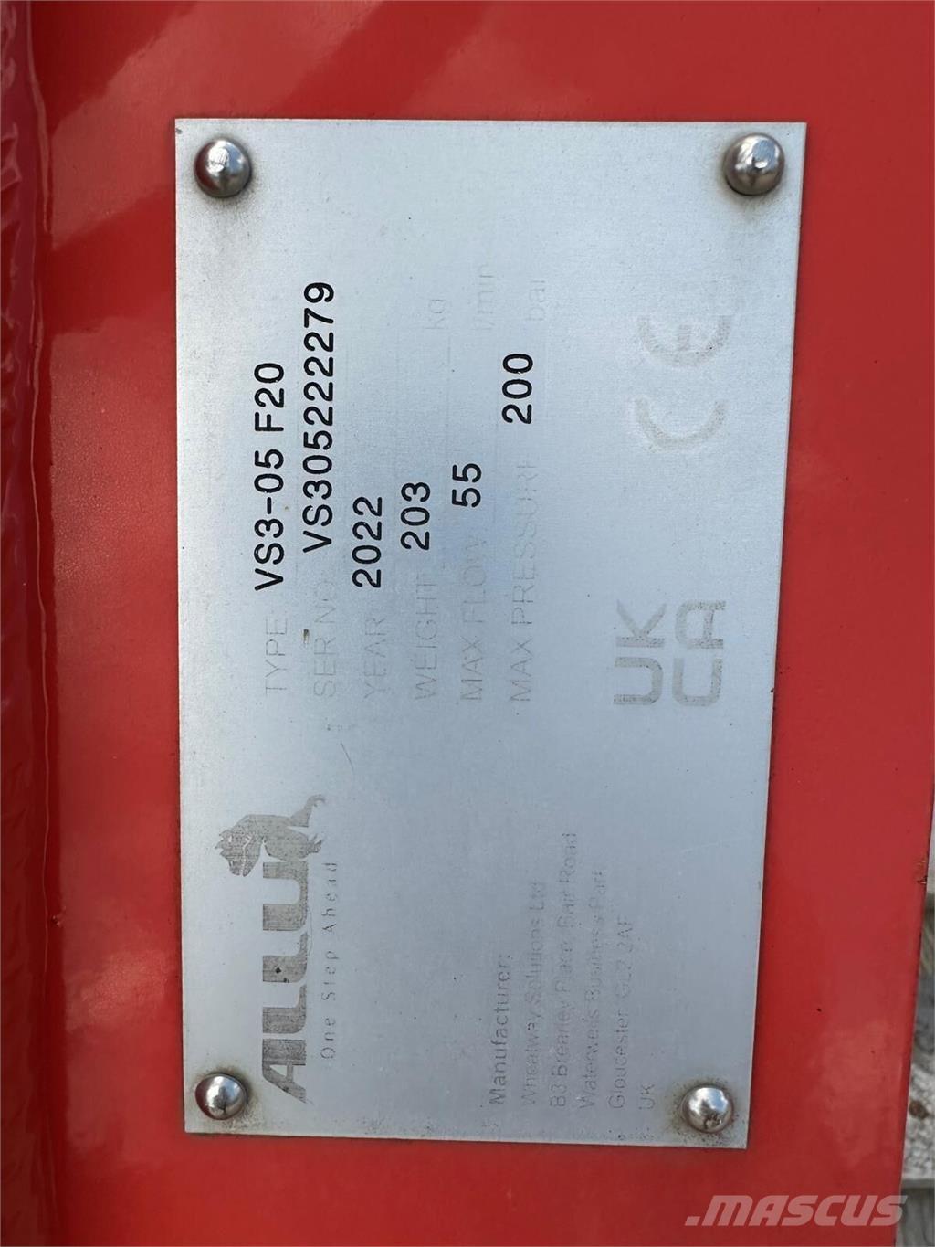 Allu VS 3-05 Građevinarstvo – ostalo