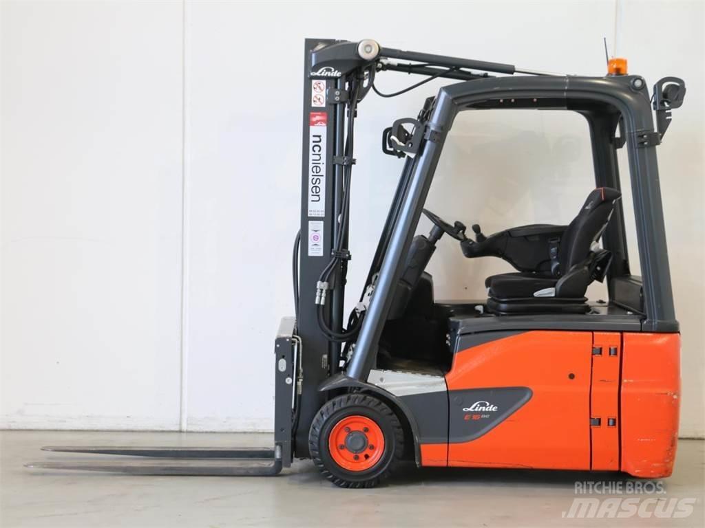 Linde E16/386-02 EVO Električni viličari