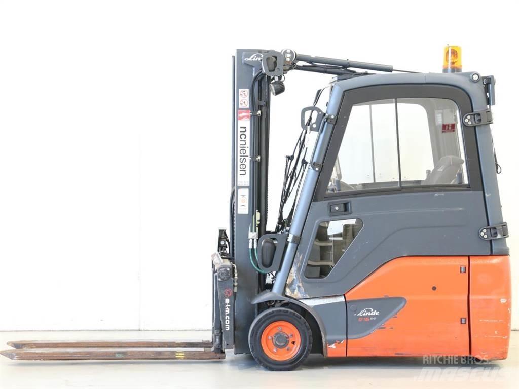 Linde E16/386-02 EVO Električni viličari