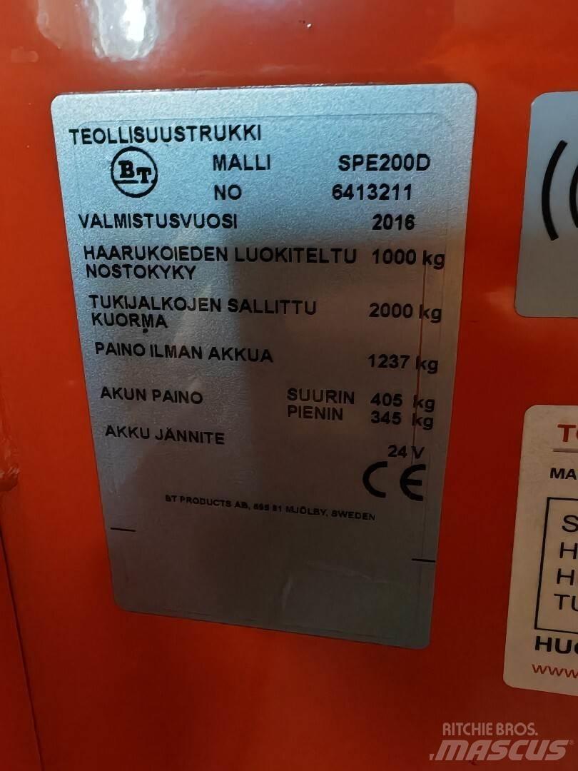 BT SPE200D Viličari - ostalo
