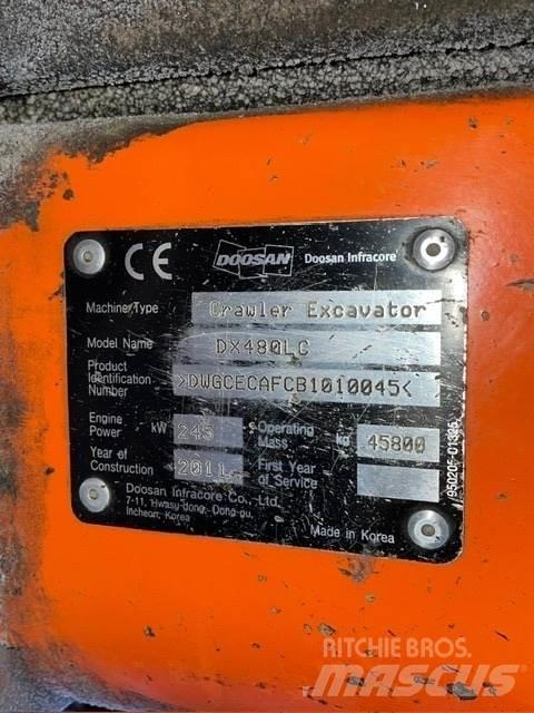Doosan DX480LC Bageri gusjeničari