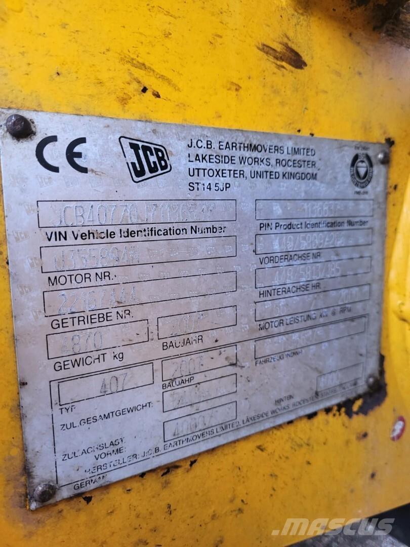 JCB 407 ZX Super Utovarivači na kotačima