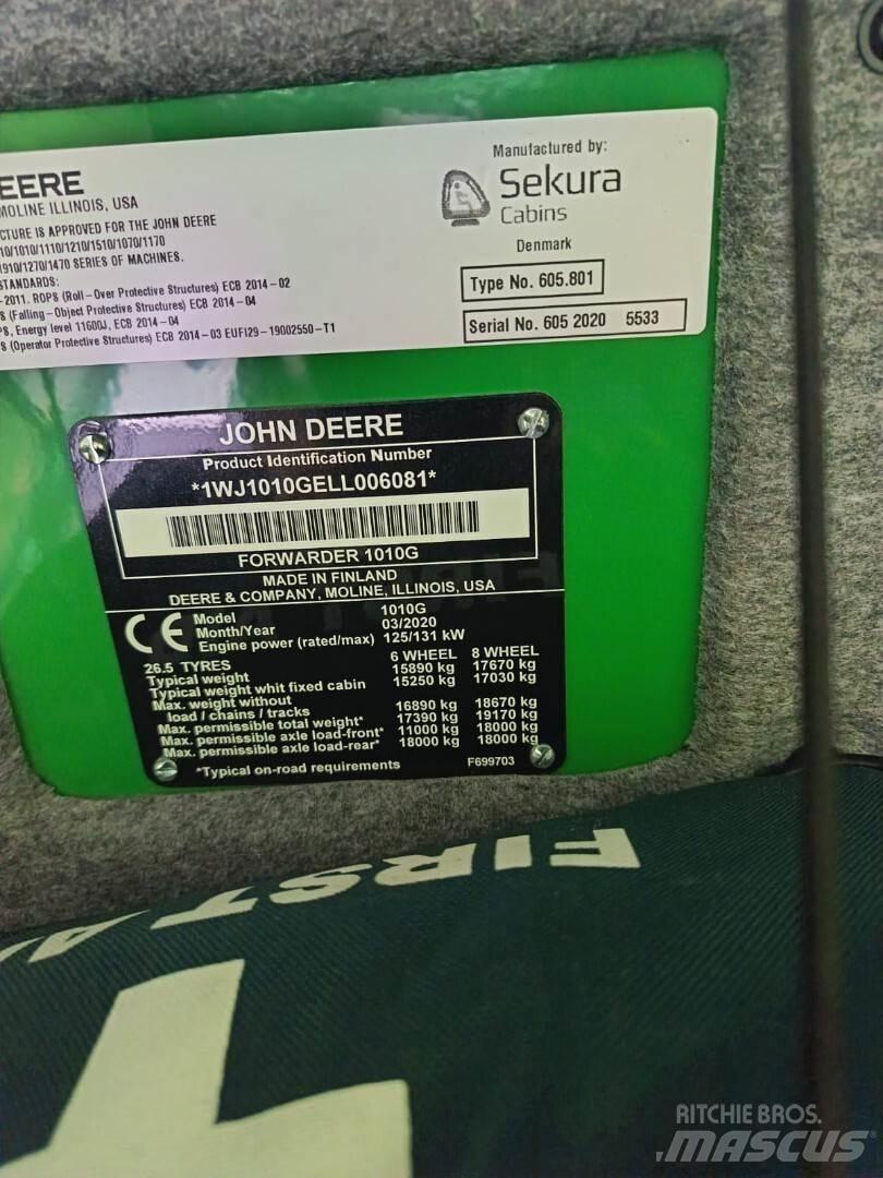 John Deere 1010G Forvarderi