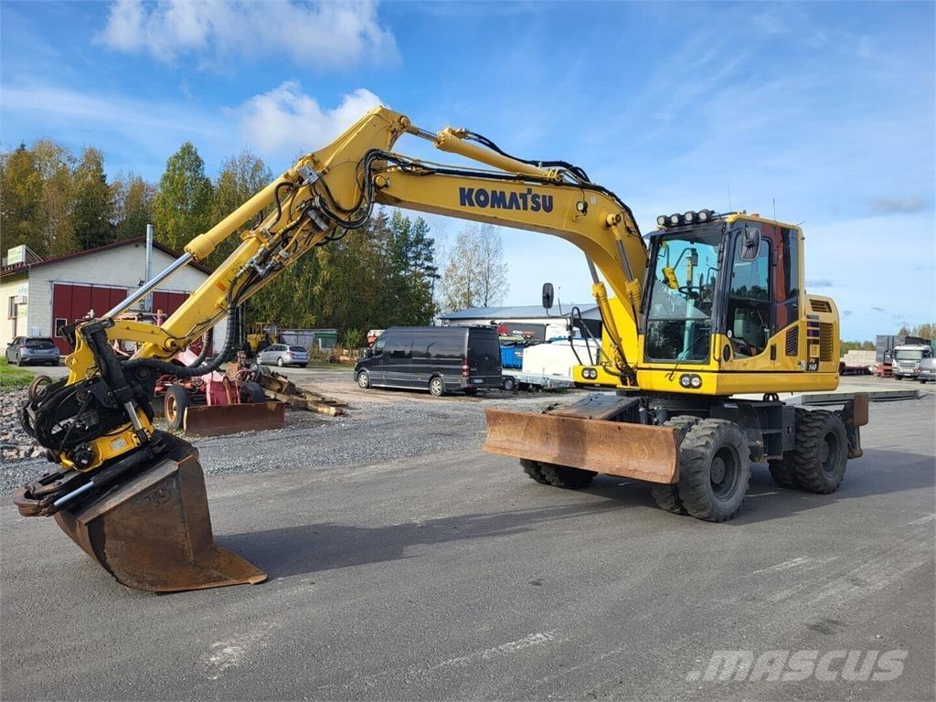 Komatsu PW 148-10 Bageri na kotačima