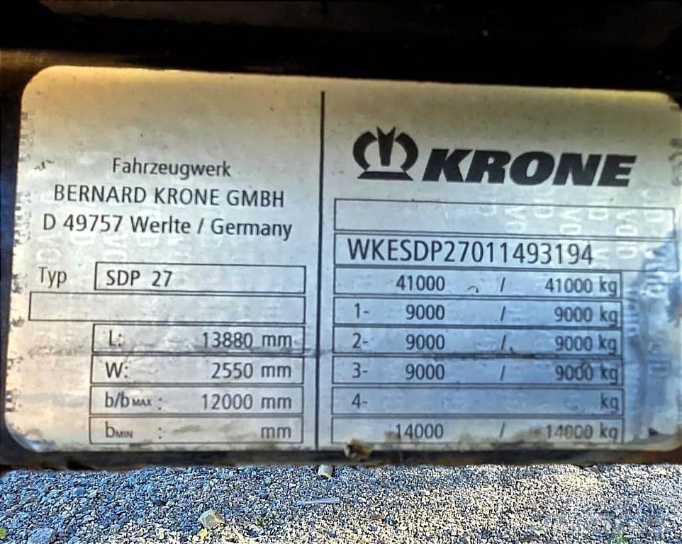 Krone SDP 27 Poluprikolice sa ceradom