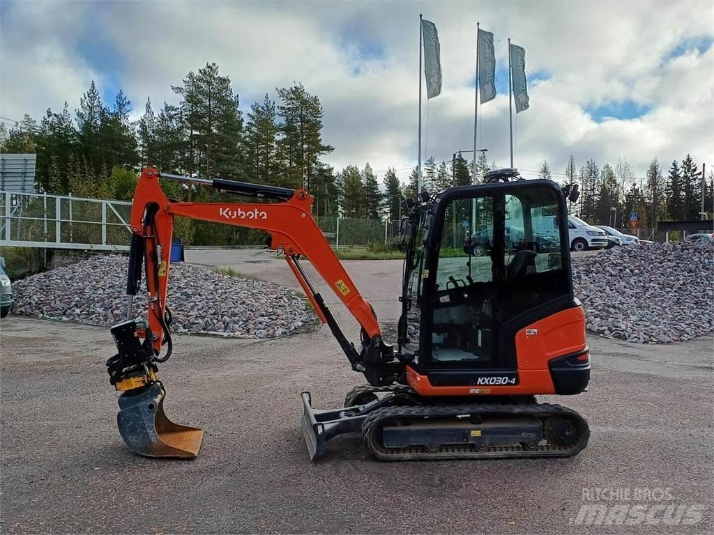 Kubota KX 030-4 Mini bageri <7t