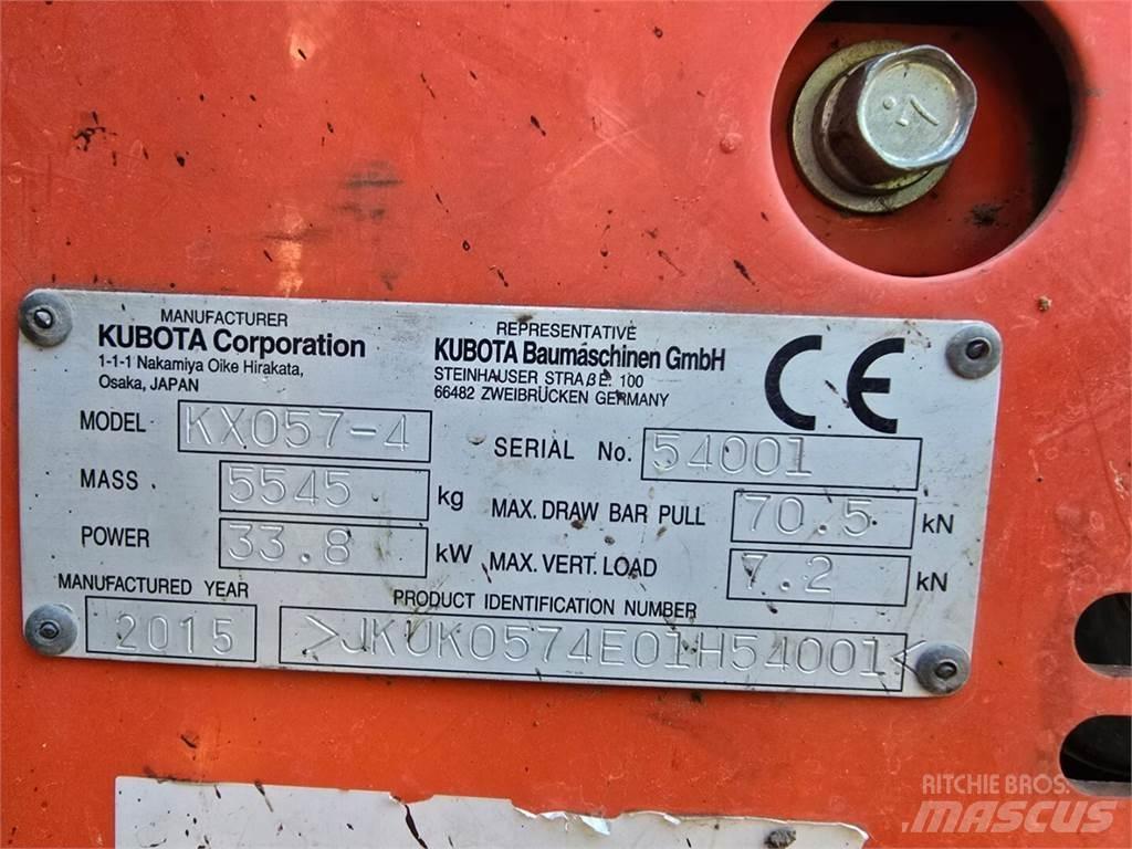 Kubota KX 057-4 Bageri gusjeničari