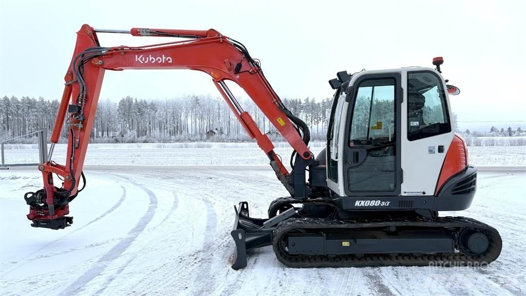 Kubota KX080-3 Midi bageri 7t – 12t
