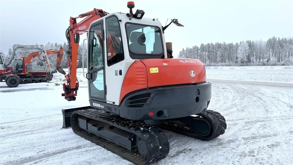 Kubota KX080-3 Midi bageri 7t – 12t