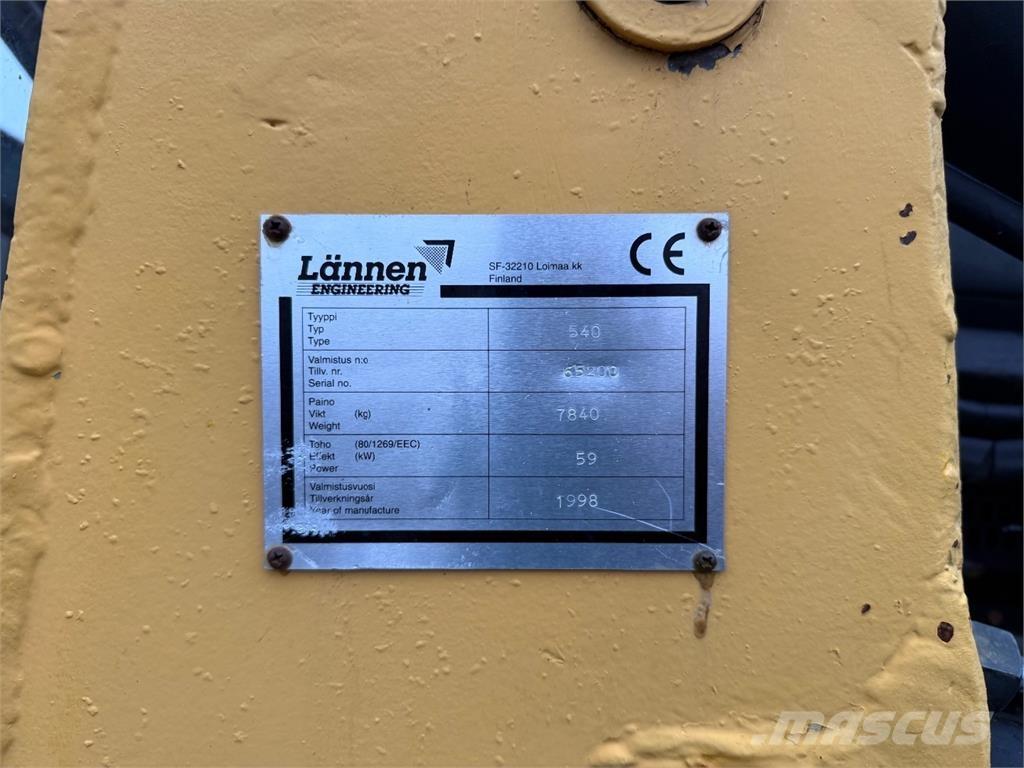 Lännen 540 Utovarni rovokopači