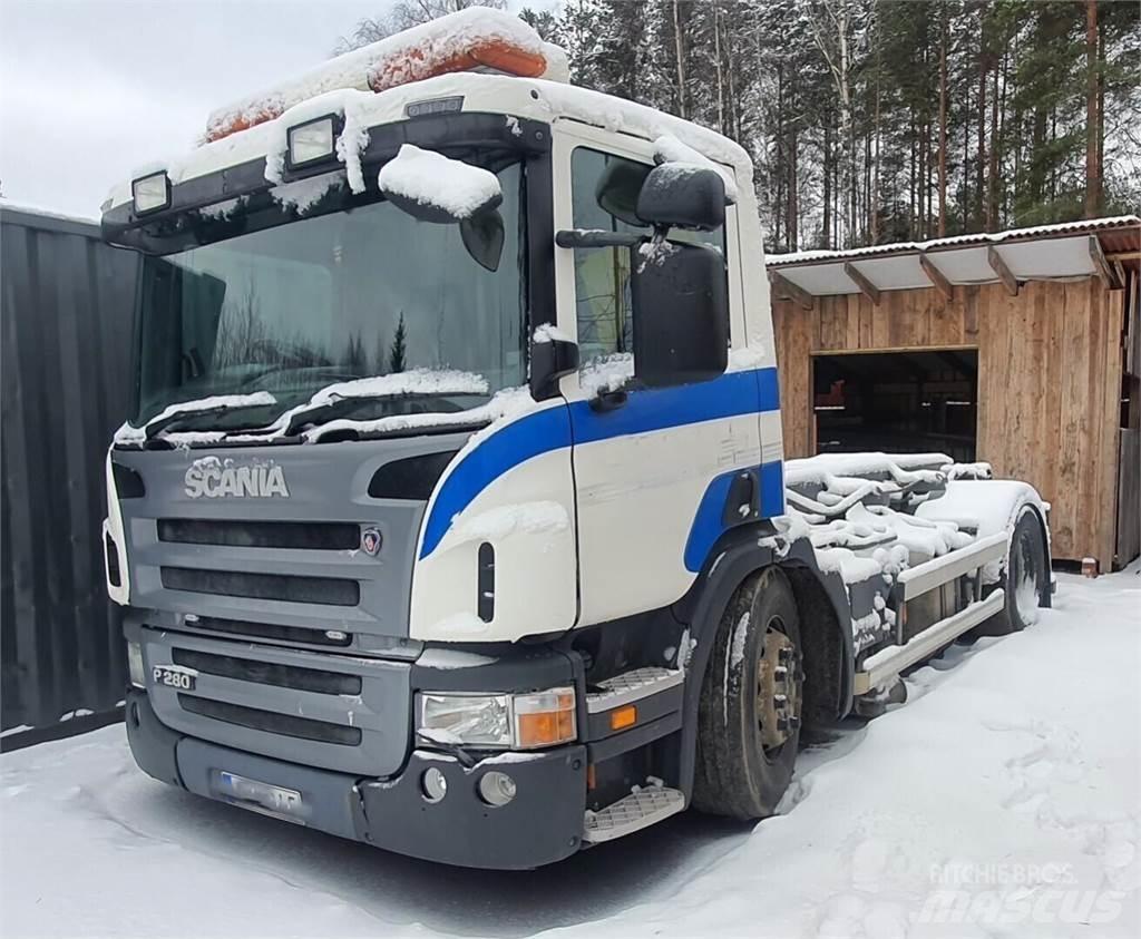 Scania P 280 Rol kiper kamioni s kukama za dizanje