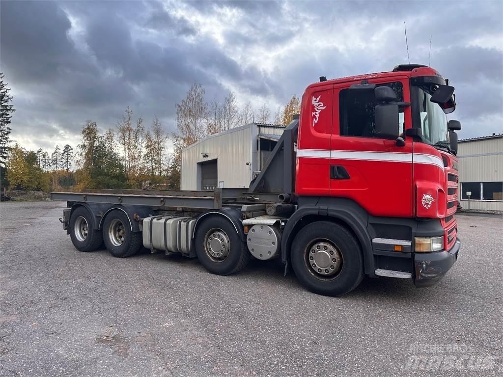 Scania R500 8X4 Rol kiper kamioni s kukama za dizanje
