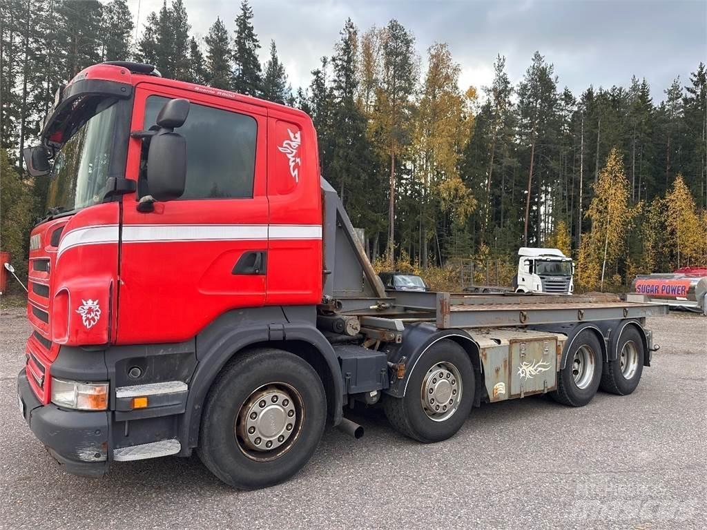 Scania R500 8X4 Rol kiper kamioni s kukama za dizanje