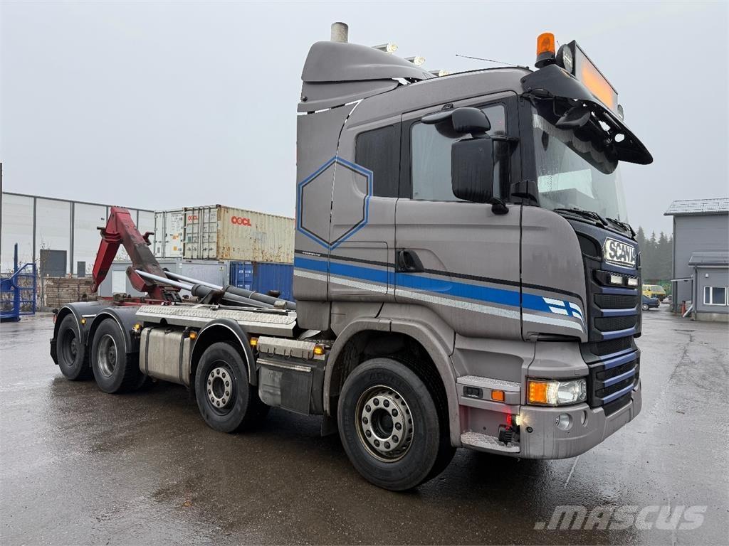 Scania R730 Rol kiper kamioni s kukama za dizanje