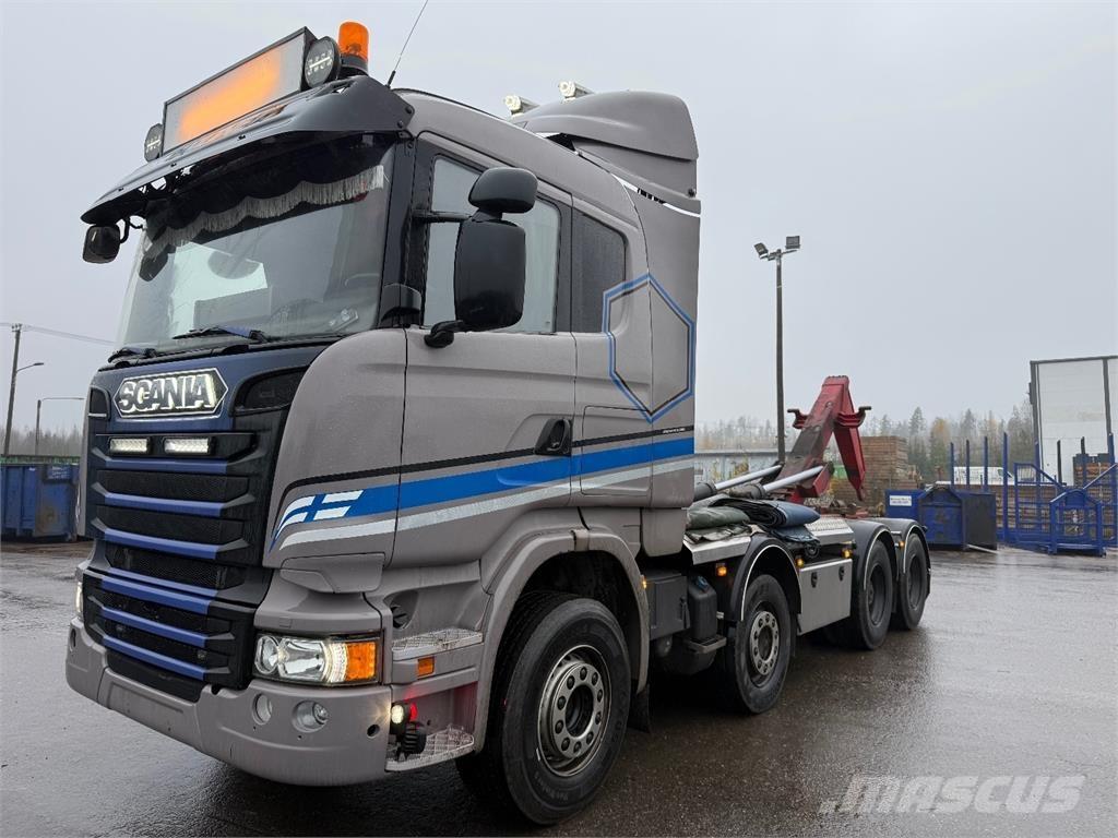 Scania R730 Rol kiper kamioni s kukama za dizanje