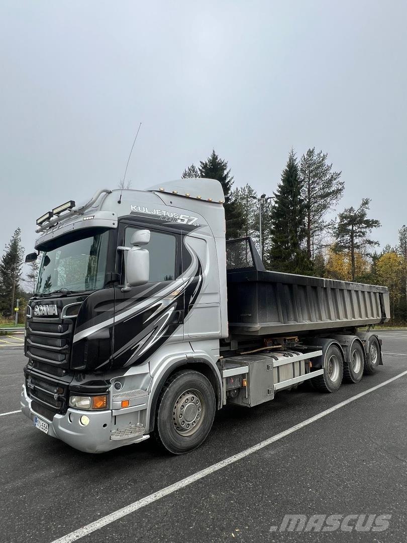 Scania R730 Rol kiper kamioni s kukama za dizanje