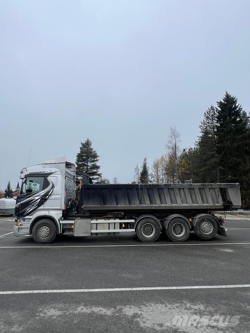 Scania R730 Rol kiper kamioni s kukama za dizanje