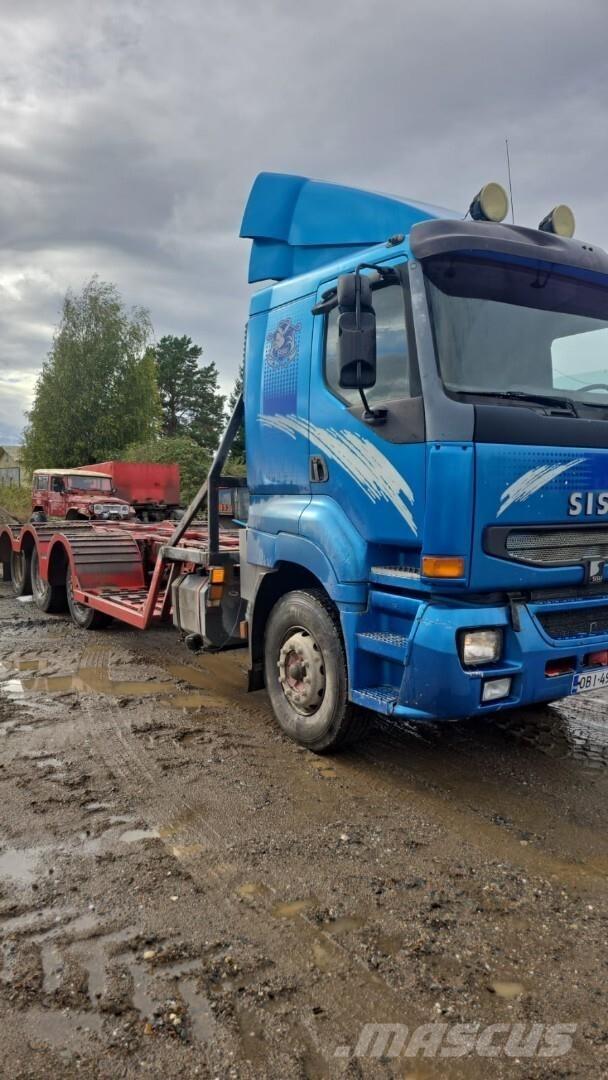Sisu E12 Forest machine transport trucks